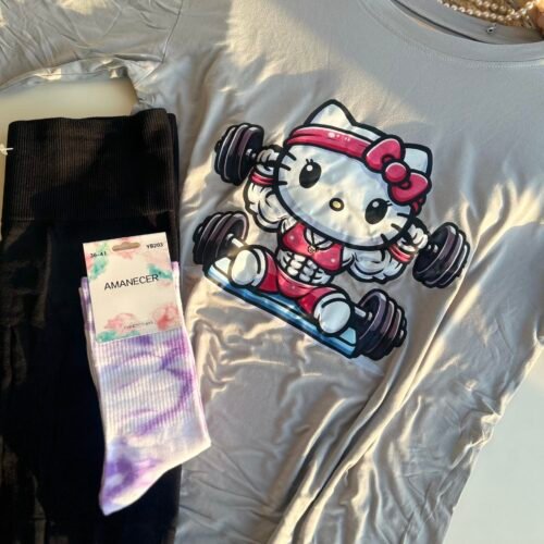 Conjunto Short Hello Kitty 01
