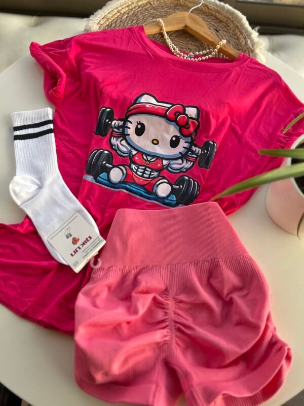 Conjunto Short Hello Kitty 02
