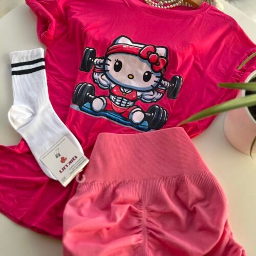 Conjunto Short Hello Kitty 02