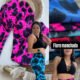 Calza Flare Manchada Push Up