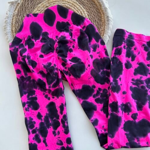 Calza Flare Manchada Push Up