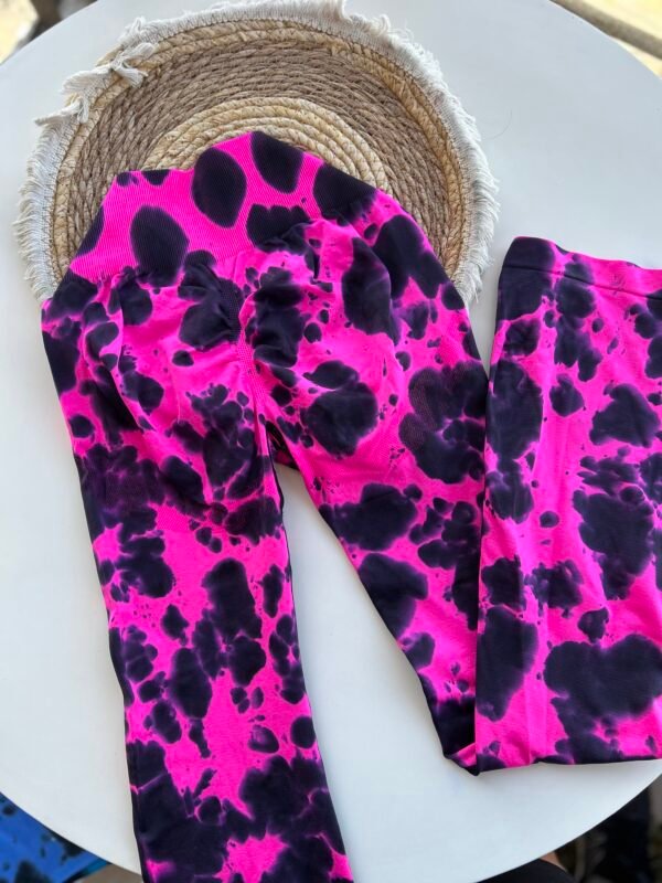 Calza Flare Manchada Push Up