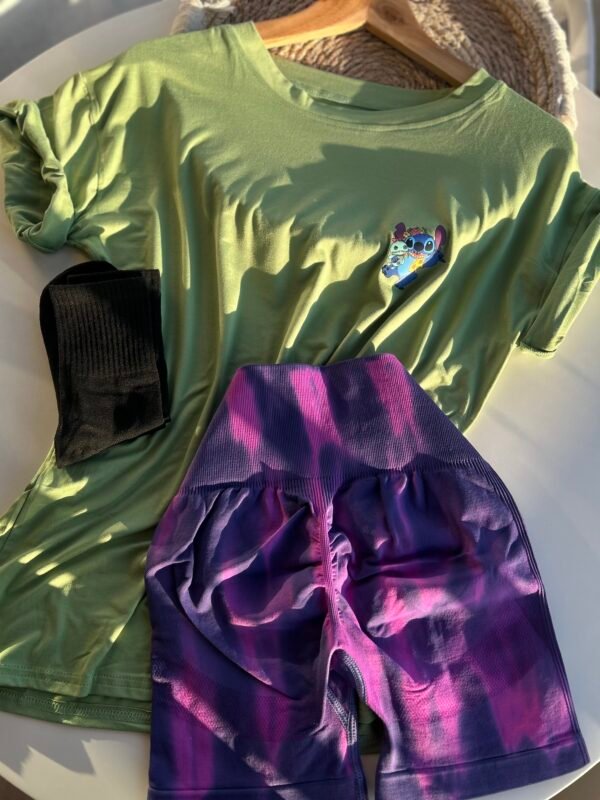 Conjunto Short Stitch Liq#01
