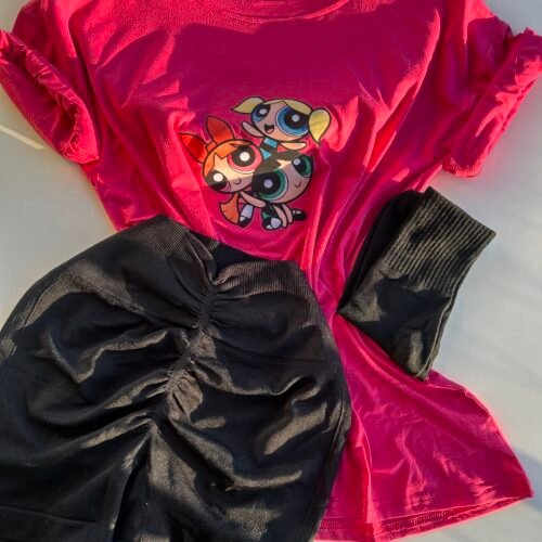 Conjunto Short Chicas Superpoderosas Liq#10