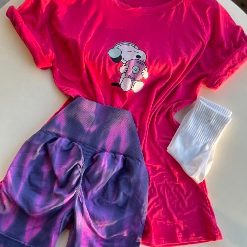 Conjunto Short Snoopy Liq#1